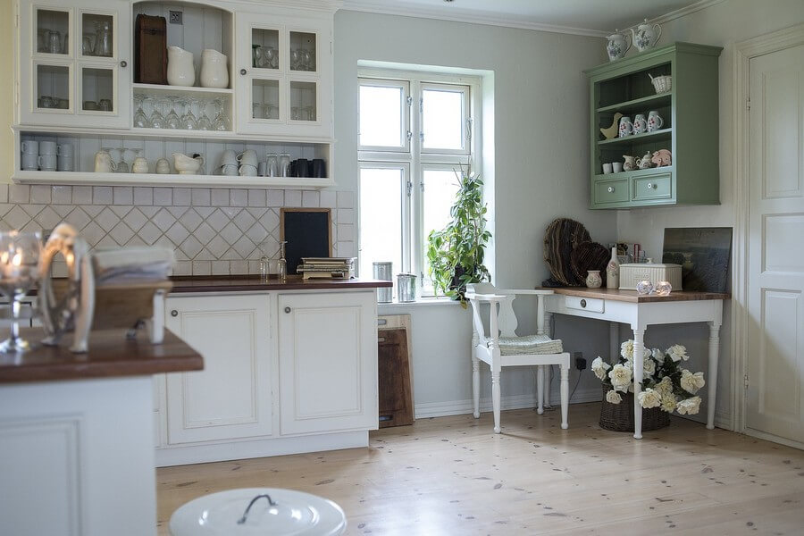 Фото: Стол на ретро кухню дизайн интерьера